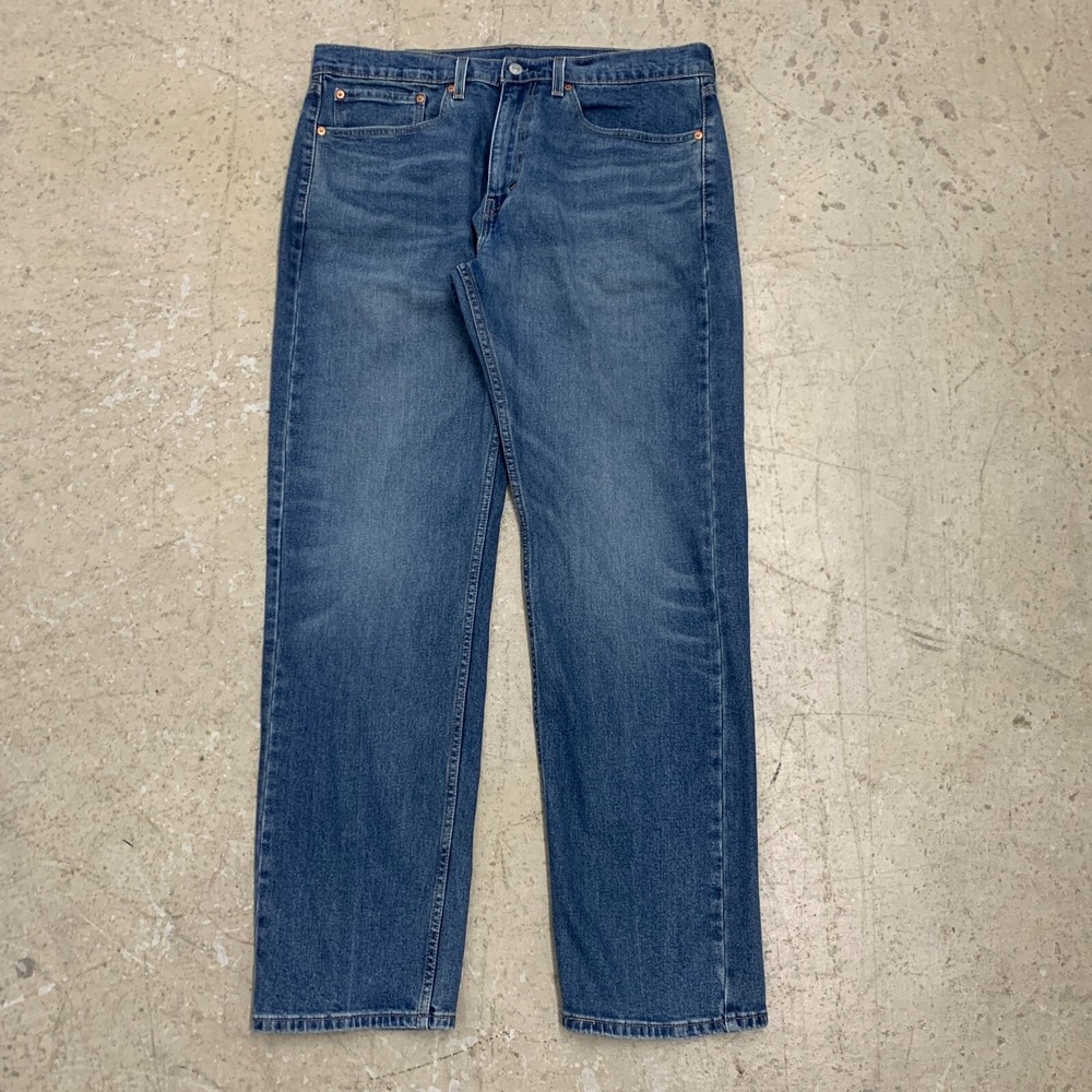 Levis Jeans Mens 36x33 Pants 505 Regular Straight Work‎ Stretch Denim Tag 34x34